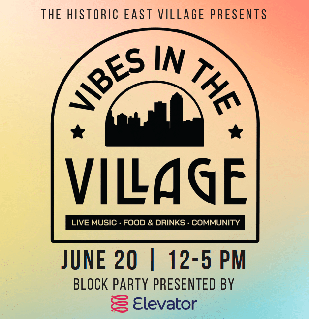 Vibes in the Village Block Party in Downtown Des Moines (DSM)