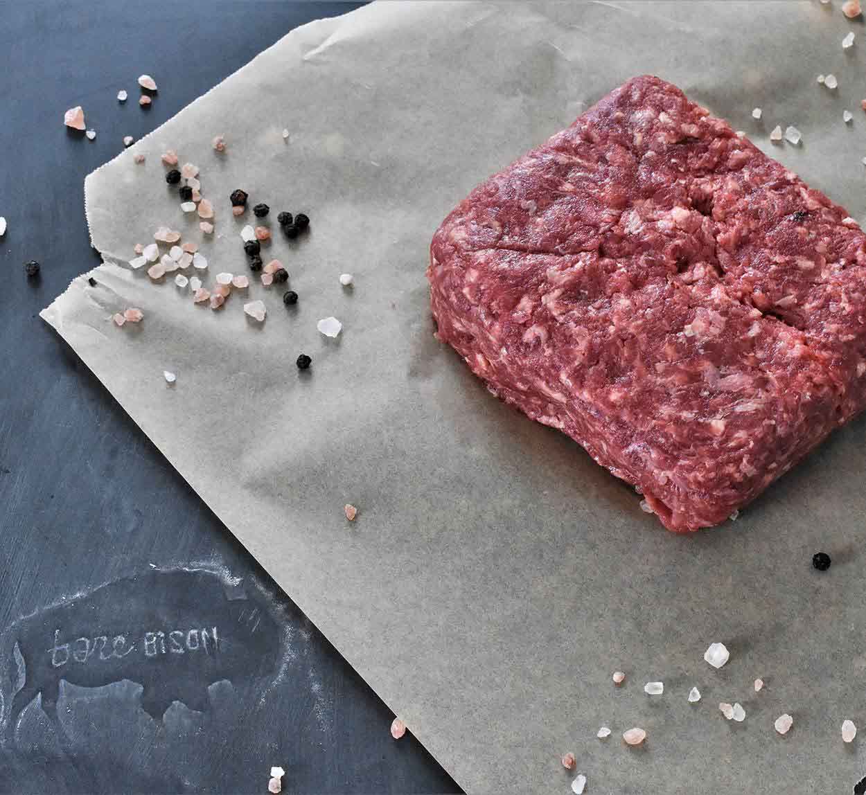 Bare Bison Meat