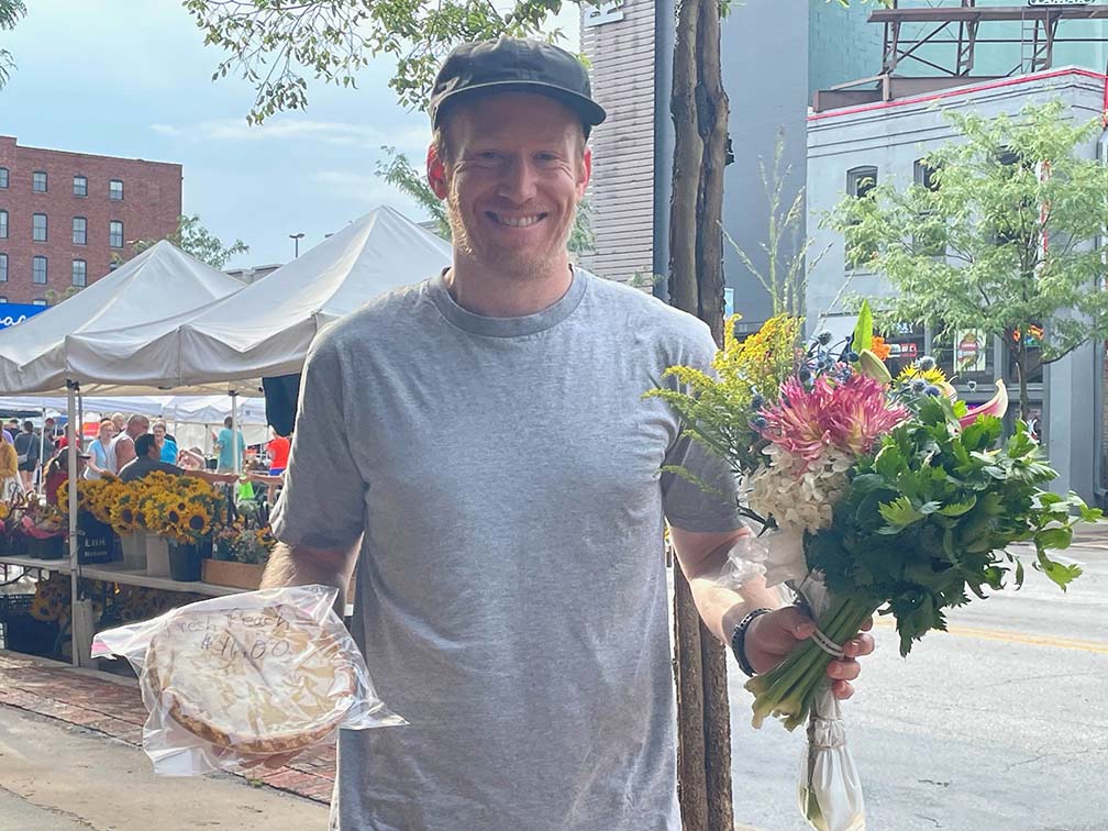 Brad at Downtown Farmers Market