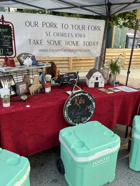 Kaysen Family Farms Booth Kaysen Family Farms Booth