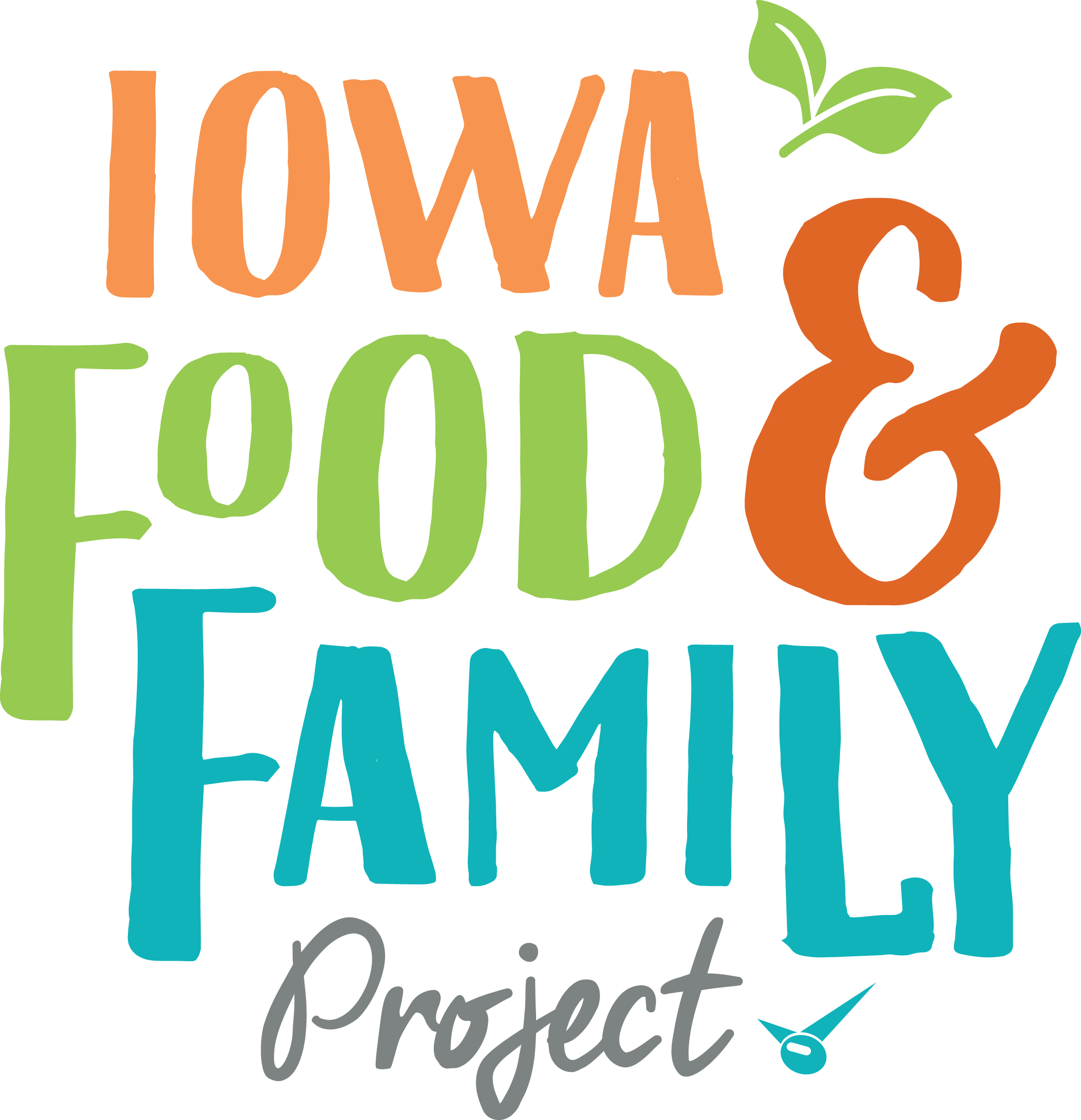 Iowa food and family logo