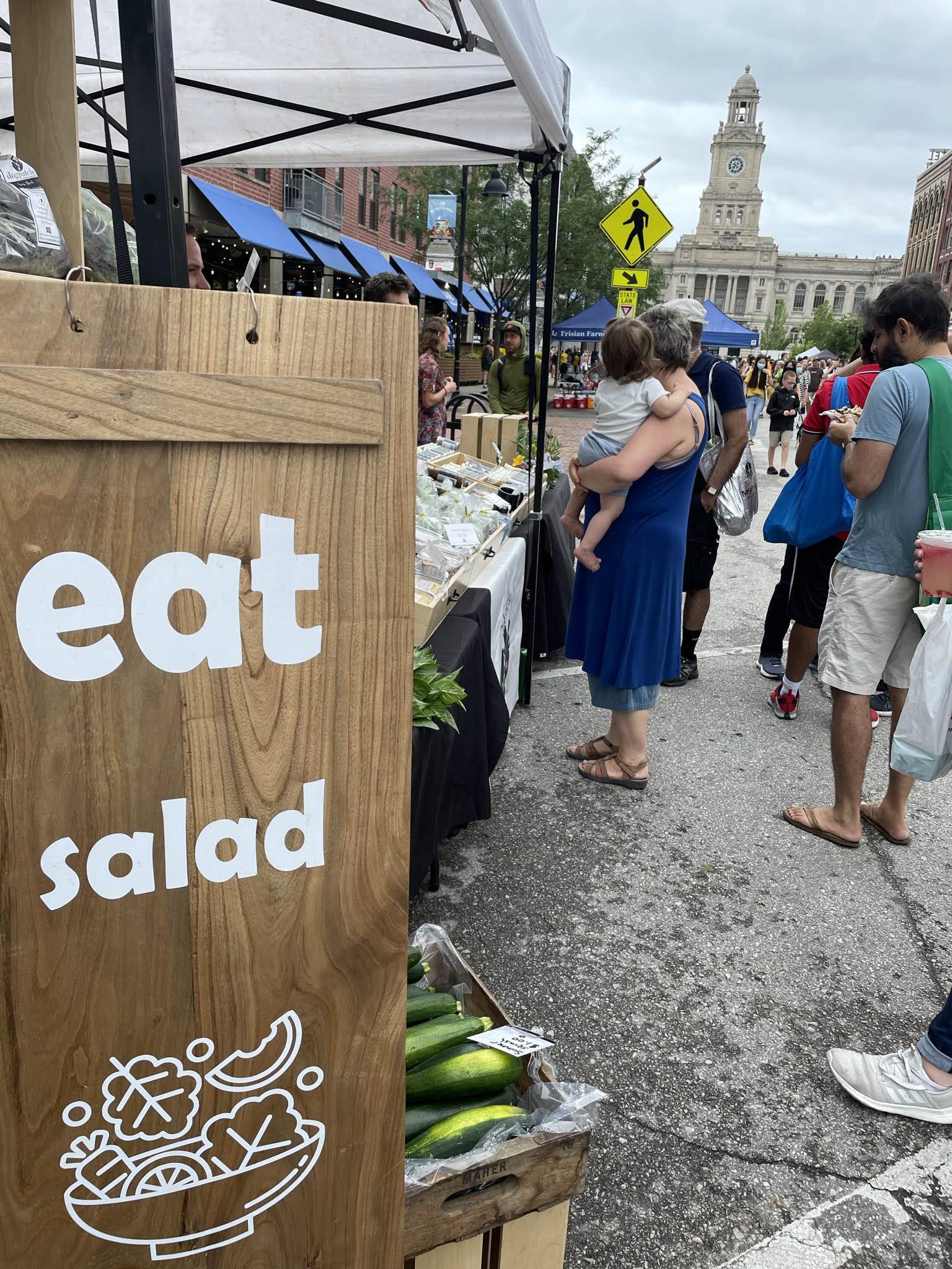 Line at Farmers' Market