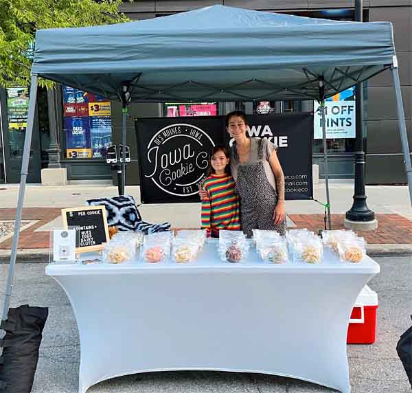 Iowa Cookie Co Booth