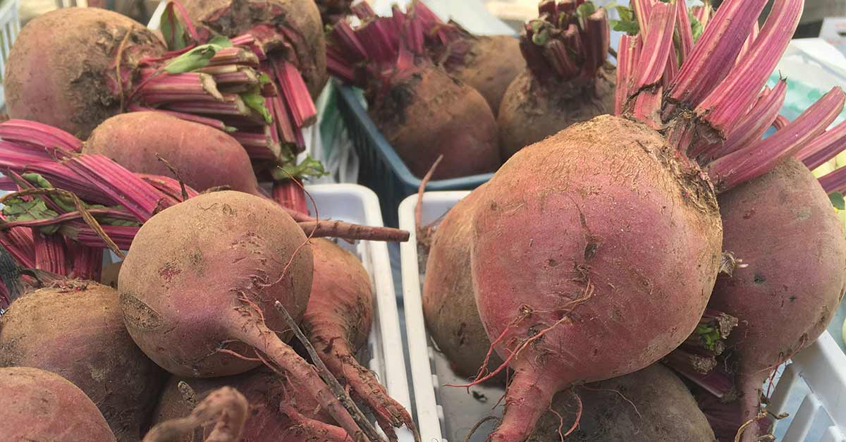 Farmers' Market beets