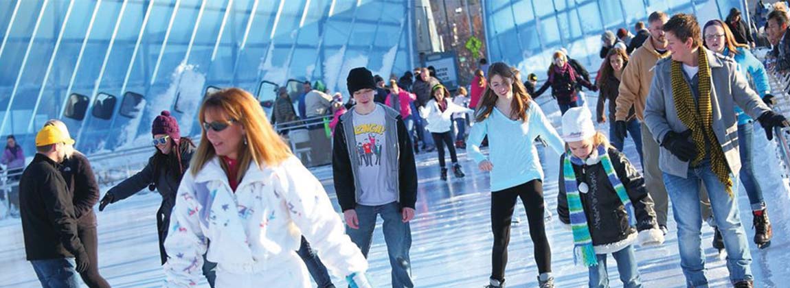 On the Ice at Brenton Skating Plaza