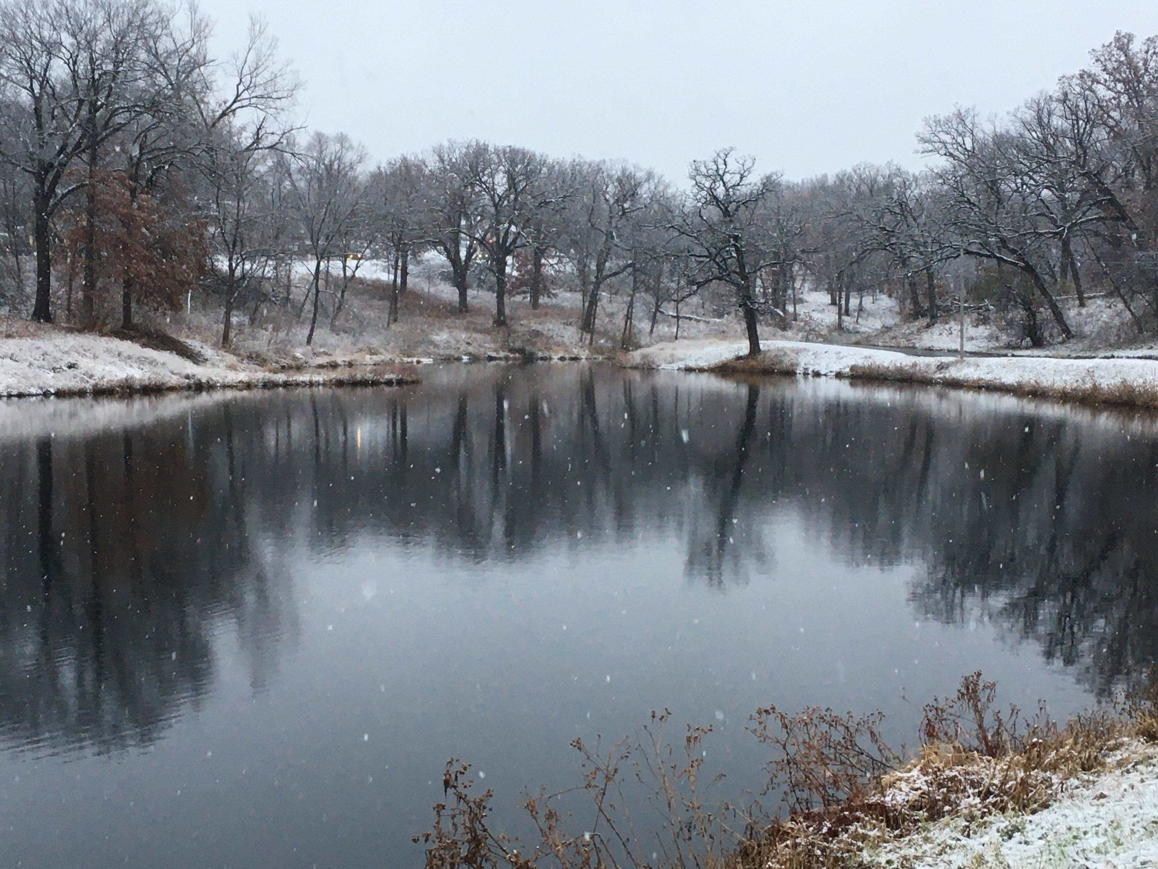 Downtown DSM Winter Scene