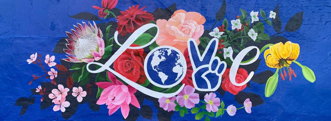 Love Blooms Mural