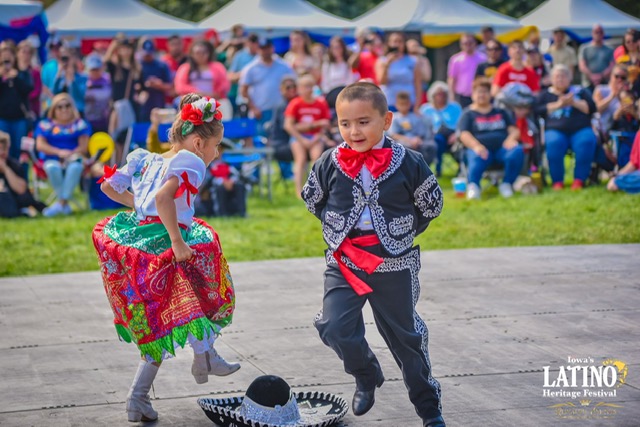 Latino Heritage Festival dancing children