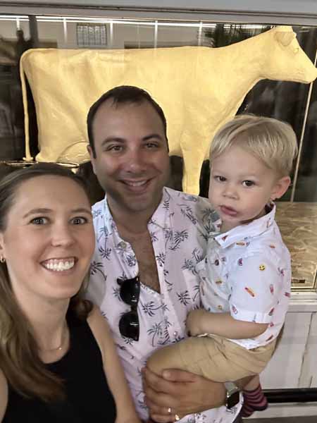 Family at the Iowa State Fair