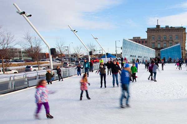 Ice Skating at Brenton