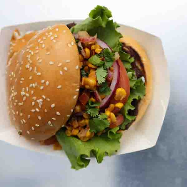 Top Bun Black Bean Burger