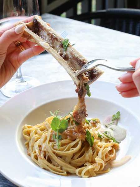 Bone marrow linguine