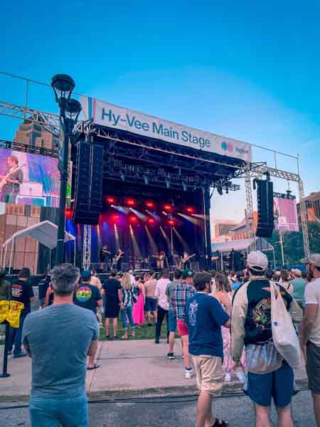 Hy-Vee Main Stage Hy-Vee Main Stage