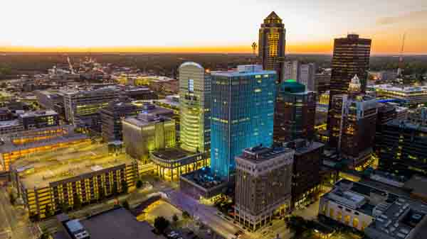 Downtown Des Moines Skyline Downtown Des Moines Skyline