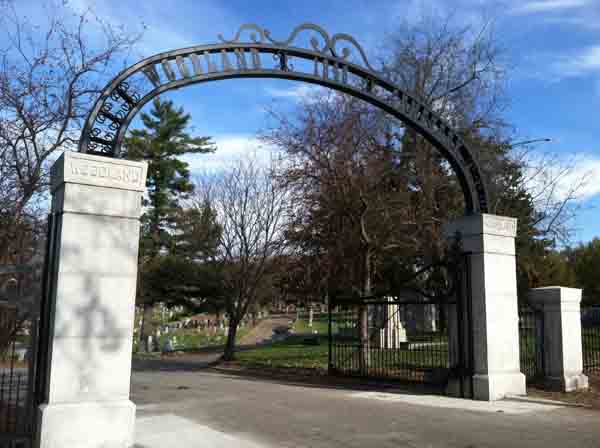 Woodland Cemetery Entrance