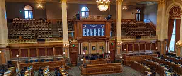 Inside the Iowa Capitol