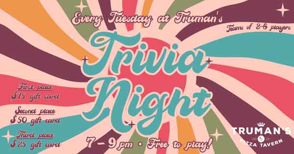 Trivia Night at Truman's Trivia Night at Truman's