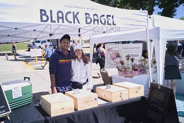 Black Bagel at The Market Black Bagel at The Market
