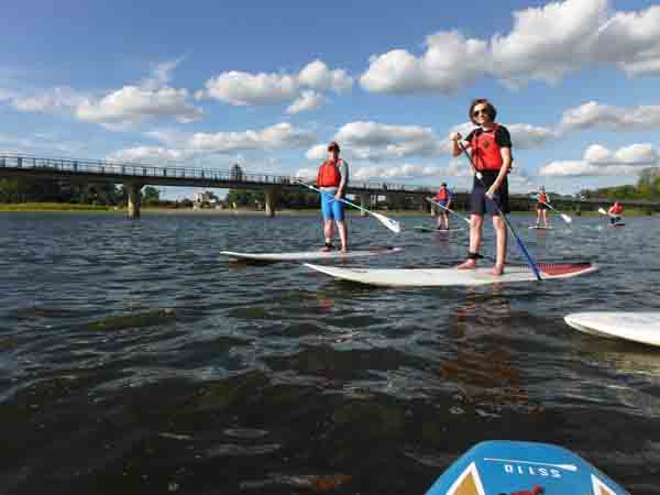 Stand-Up Paddleboards at Gray's Lake Stand-Up Paddleboards at Gray's Lake