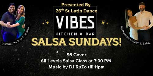 Salsa Sunday at Vibes