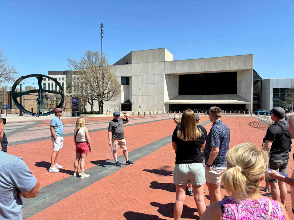 Cowles Commons people looking at architecture