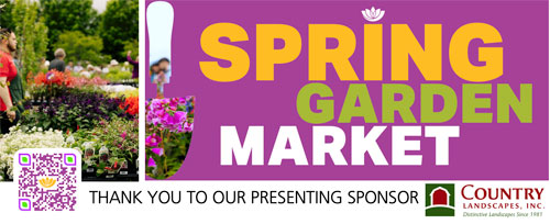 Spring Garden Market flowers in garden