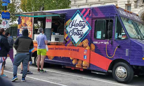food truck at festival