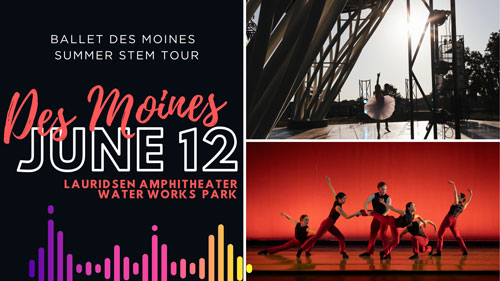 Ballet Des Moines Summer Stem Tour