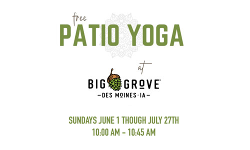 Patio Yoga at Big Grove Patio Yoga at Big Grove