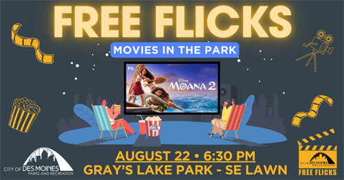 Moana at Free Flicks in the Park