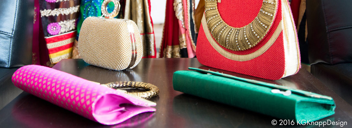 colorful accessories and clothing