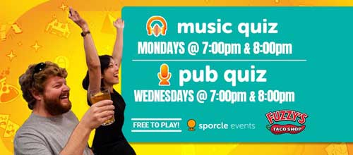Music Quiz at Fuzzy's