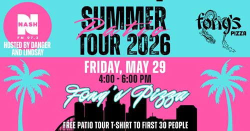 Full Court Press Summer Patio Tour Fongs Pizza