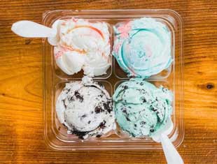 ice cream from The creamery.east village