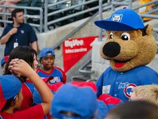 Cubbie at Principal Park