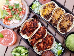 Malo tacos and fresh margaritas