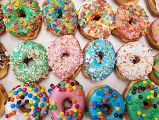 sprinkle cake donuts