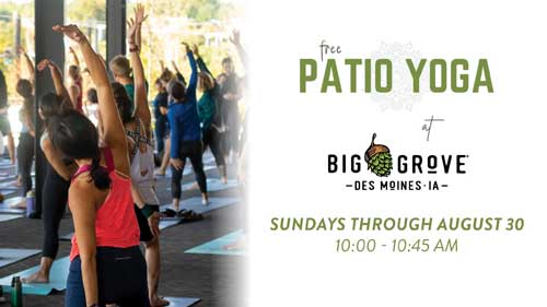 Big Grove Free Patio Yoga