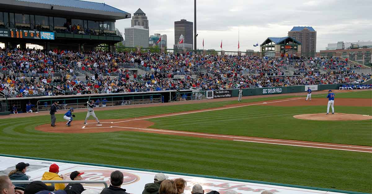 Iowa Cubs Baseball Game.