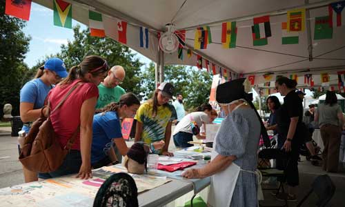 World Food & Music Festival booth