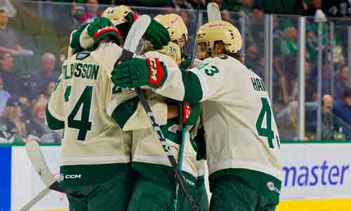 Iowa Wild hockey players