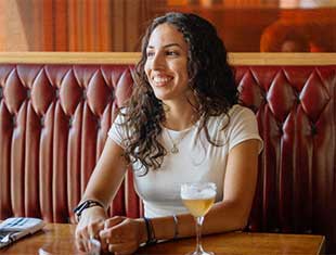 woman at Mulberry Street Tavern