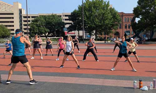 Dance Fitness in Cowles Commons