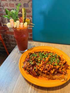 breakfast and a drink