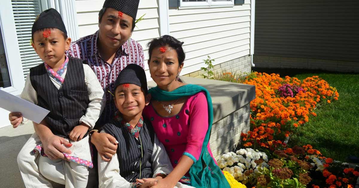 Family Time During Dashain Festival