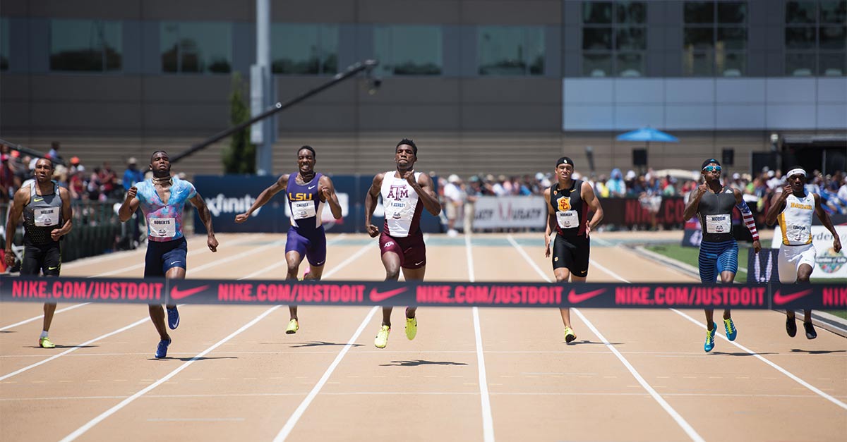 Olympians at Track and Field Championship