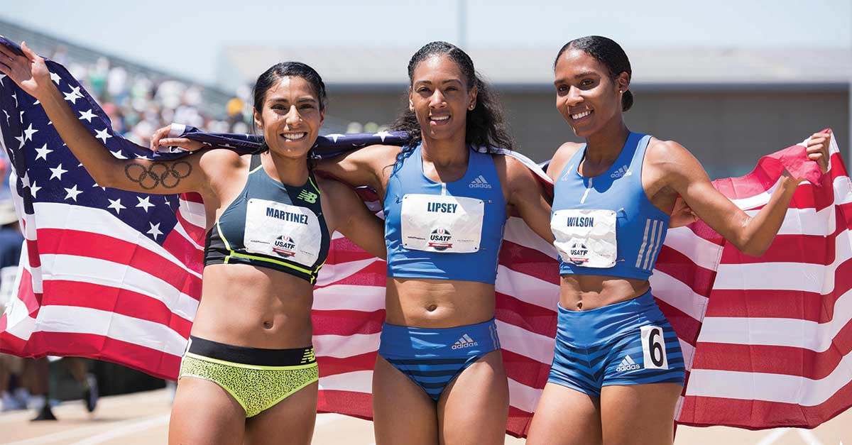 Olympians at Track and Field Championship