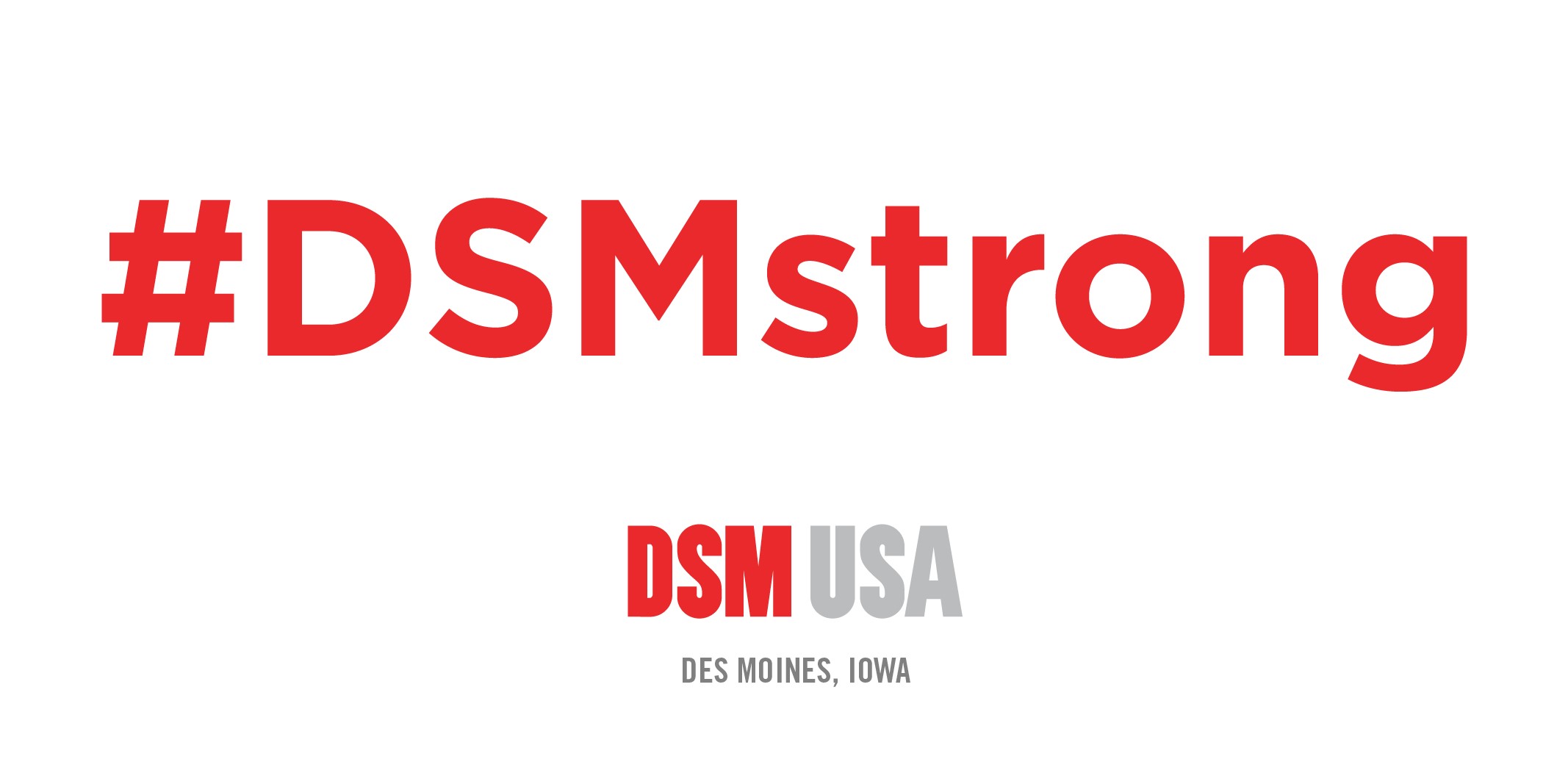 #DSMstrong Logo #DSMstrong Logo