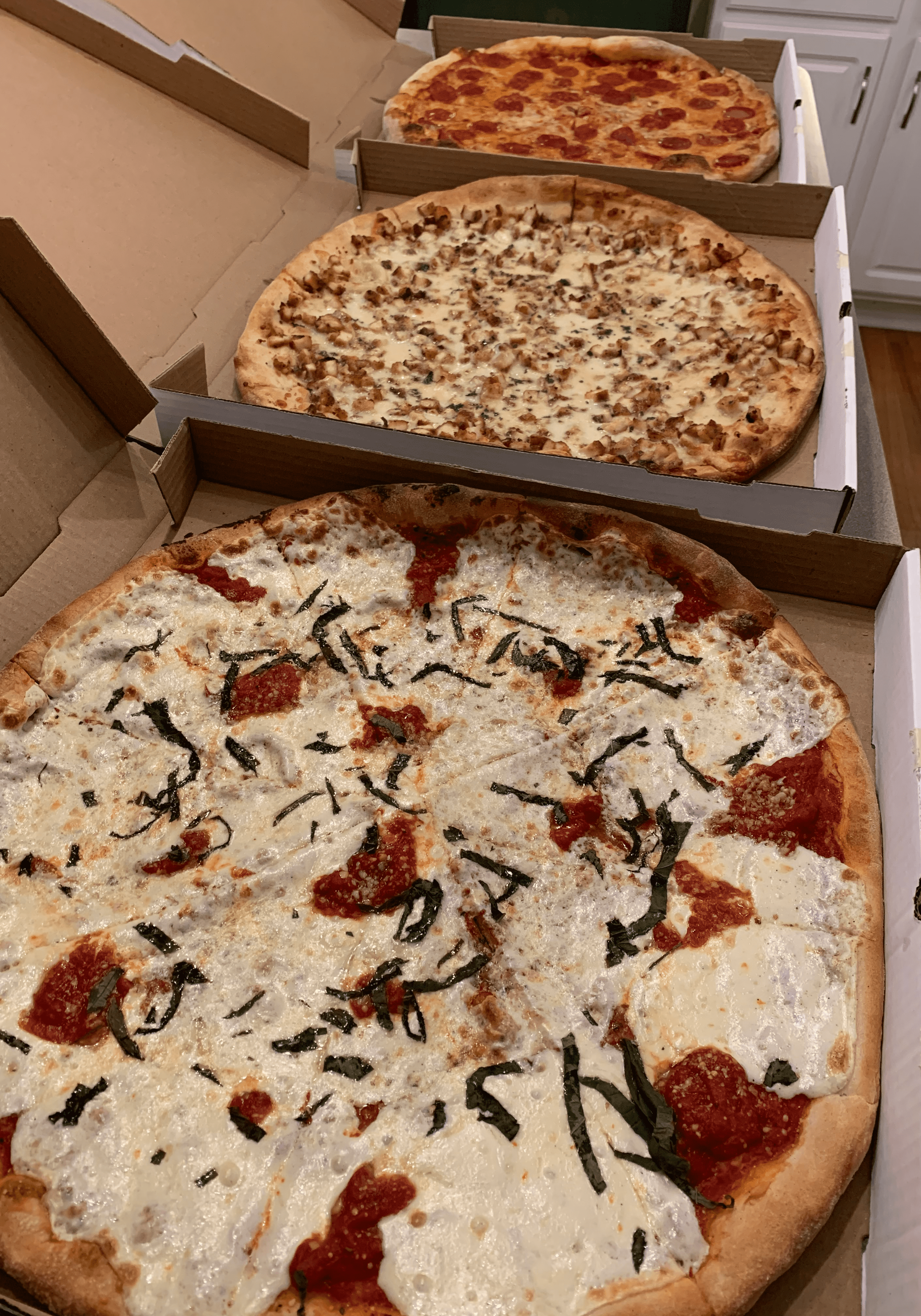 Taste of New York pizzas