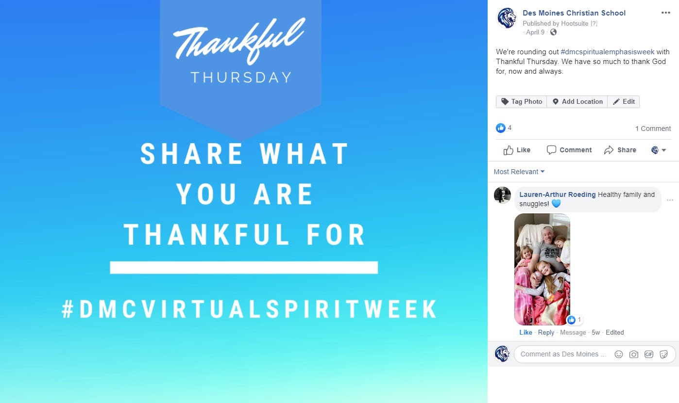 DMC Virtual Spirit Week